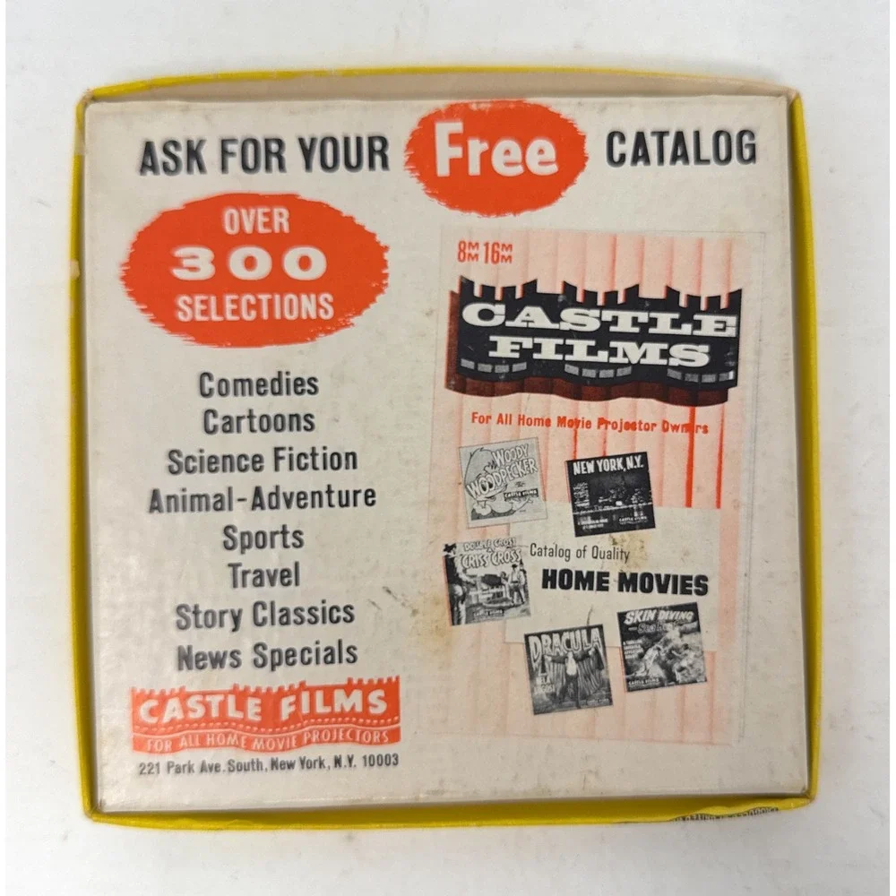 Vintage 8mm Cragstan‎ Castle Films Movie Fun At The Circus 643